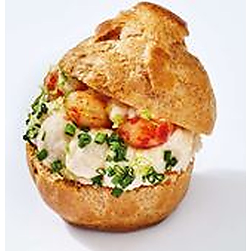 Choux farci tarama et gambas