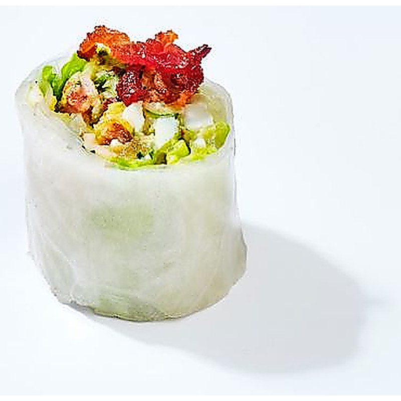 Roll de frisée aux lardons
