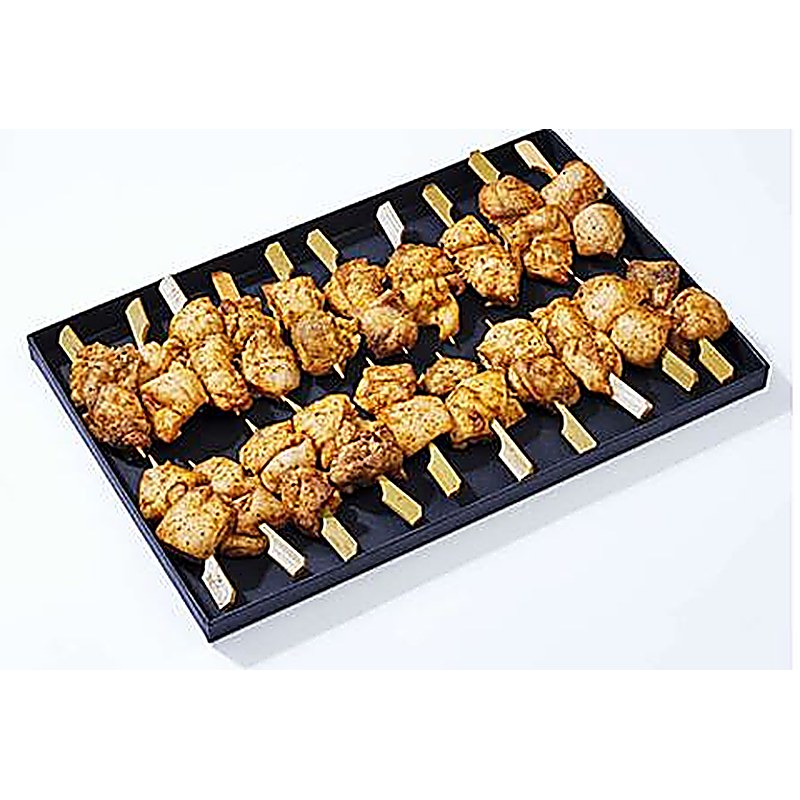 Plateau de brochettes de volaille tikka